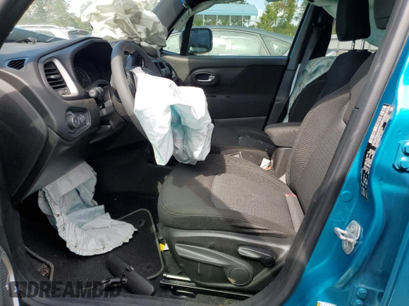 2021 Jeep Renegade 80th Anniversary with VIN ZACNJDBB8MPN22610, listed as a Copart auction lot 71787754 with 49,057 mi miles and Salvage title. Bid and sale history available at DreamBid. Image 7.