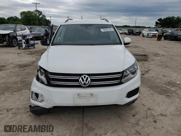 2017 Volkswagen Tiguan S with VIN WVGAV7AX6HK051668, listed as a Copart auction lot 55652795 with 83,109 mi miles and Clean Title. Bid and sale history available at DreamBid. Image 5.