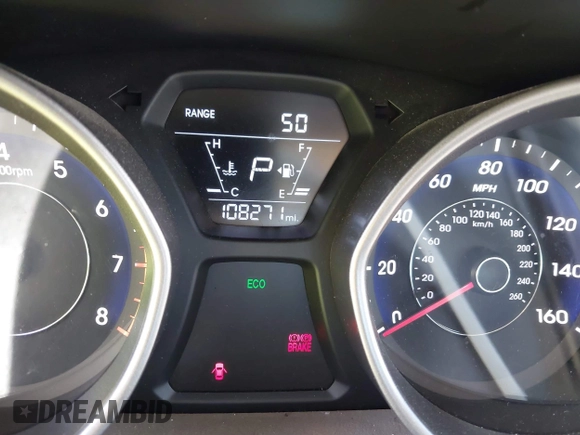 2014 Hyundai Elantra SE with VIN 5NPDH4AE4EH513029, listed as a IAAI auction lot 41997586 with 108,271 mi miles and . Bid and sale history available at DreamBid. Image 7.