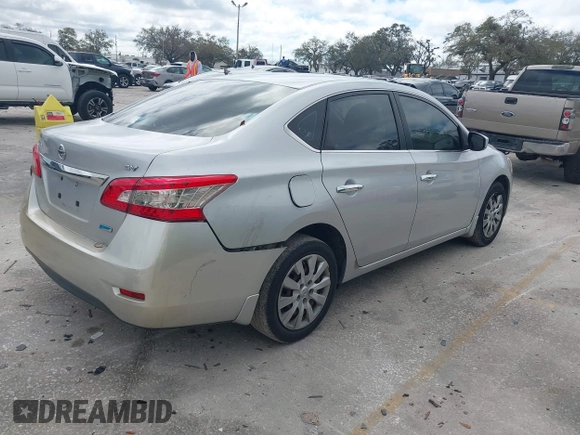 2014 Nissan Sentra S with VIN 3N1AB7AP5EY312737, listed as a IAAI auction lot 41655475 with 165,905 mi miles and . Bid and sale history available at DreamBid. Image 4.