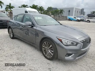 2019 Infiniti Q50 Luxe с VIN JN1EV7ARXKM552889, выставлен на аукционе Copart как лот 60649415 с пробегом 58 128 миль миль и Списание • Salvage title. История ставок и продаж доступна на DreamBid. Изображение 4.