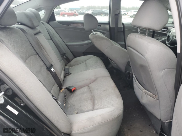 2013 Hyundai Sonata Hybrid with VIN KMHEC4A44DA050210, listed as a Copart auction lot 43959825 with 0 mi miles and Salvage Title. Bid and sale history available at carsss.com. Image 10.