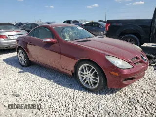 2007 Mercedes-Benz SLK 350 with VIN WDBWK56F07F154582, listed as a Copart auction lot 50014805 with 94,596 mi miles and Clean title. Bid and sale history available at DreamBid. Image 4.