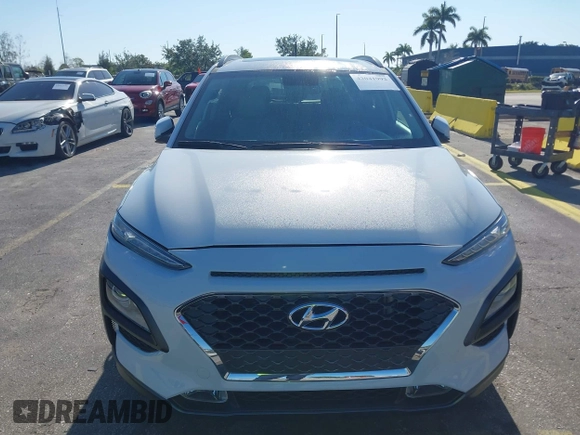 2018 Hyundai Kona Limited with VIN KM8K33A59JU080173, listed as a IAAI auction lot 42041992 with 37,513 mi miles. Bid and sale history available at carsss.com. Image 6.