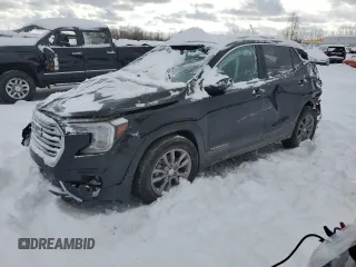 2022 GMC Terrain SLT with VIN 3GKALPEV3NL221227, listed as a Copart auction lot 45085355 with 35,341 mi miles and Non Repairable. Bid and sale history available at carsss.com. Image 1.
