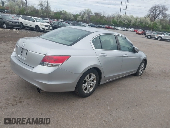 2009 Honda Accord LX-P with VIN 1HGCP26449A082631, listed as a IAAI auction lot 41938447 with 197,184 mi miles and . Bid and sale history available at DreamBid. Image 4.