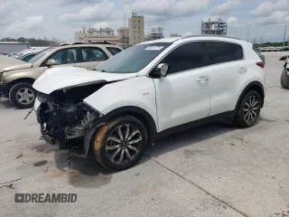 2018 Kia Sportage EX z VIN KNDPNCAC5J7404155, wystawiony jako Copart lot #55111775 z przebiegiem 189 691 mil mil oraz Szkoda całkowita • Salvage title. Historia ofert i sprzedaży dostępna na DreamBid. Obrazek 1.