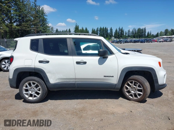 2020 Jeep Renegade Jeepster with VIN ZACNJBAB0LPL23586, listed as a IAAI auction lot 42632554 with 81,486 mi miles and . Bid and sale history available at DreamBid. Image 13.