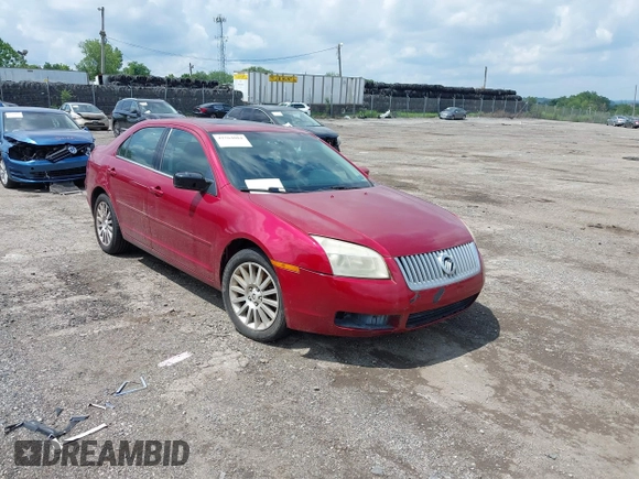 2007 Mercury Milan Premier with VIN 3MEHM08147R603921, listed as a IAAI auction lot 42764084 with 110,789 mi miles and . Bid and sale history available at DreamBid. Image 1.