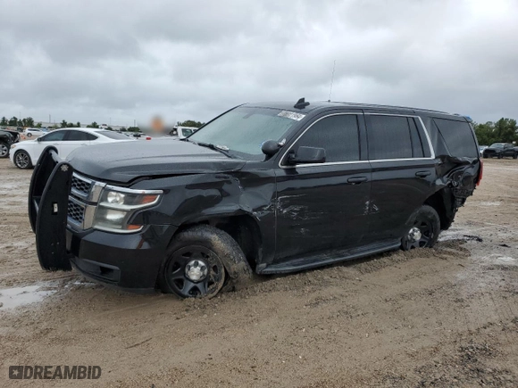 2016 Chevrolet Tahoe Commercial with VIN 1GNSKFEC8GR251595, listed as a Copart auction lot 70221954 with 169,234 mi miles and Salvage Title. Bid and sale history available at carsss.com. Image 1.
