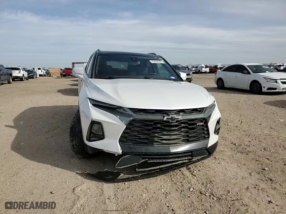2022 Chevrolet Blazer RS with VIN 3GNKBERS6NS143918, listed as a Copart auction lot 45408965 with 104,253 mi miles and Salvage Title. Bid and sale history available at carsss.com. Image 12.