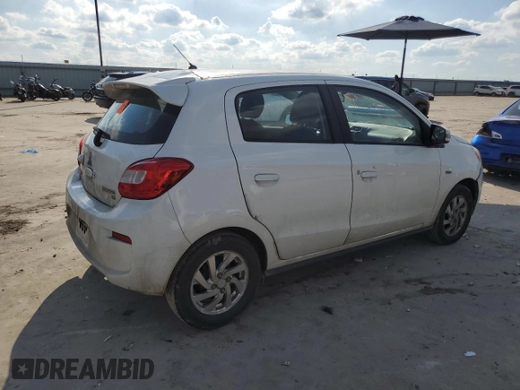 2017 Mitsubishi Mirage SE z VIN ML32A4HJ4HH005082, wystawiony jako Copart lot #56190445 z przebiegiem 114 177 mil mil oraz Szkoda całkowita • Salvage title. Historia ofert i sprzedaży dostępna na DreamBid. Obrazek 3.