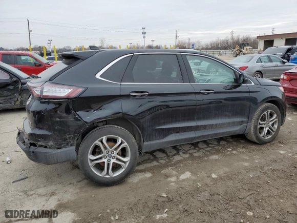 2016 Ford Edge Titanium with VIN 2FMPK4K85GBB21341, listed as a Copart auction lot 44993905 with 137,979 mi miles and Salvage Title. Bid and sale history available at carsss.com. Image 3.