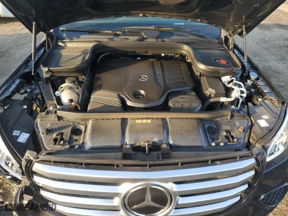 2024 Mercedes-Benz GLS with VIN 4JGFF5KE7RB171145, listed as a Copart auction lot 43119985 with 14,237 mi miles and Salvage Title. Bid and sale history available at carsss.com. Image 12.