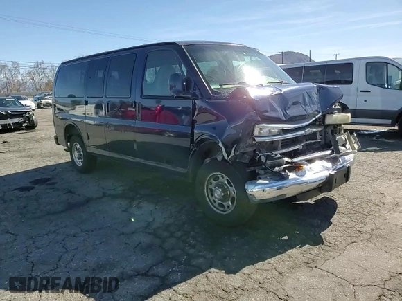 2001 Chevrolet Express with VIN 1GAGG25R411191665, listed as a Copart auction lot 49011535 with Not Provided miles and Salvage Title. Bid and sale history available at carsss.com. Image 11.