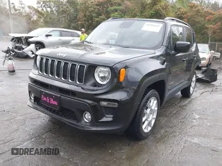 2021 Jeep Renegade Latitude with VIN ZACNJDBB1MPN30757, listed as a IAAI auction lot 41956032 with 29,016 mi miles and . Bid and sale history available at DreamBid. Image 2.