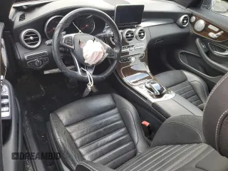 2017 Mercedes-Benz C 300 with VIN WDDWK4JB0HF498145, listed as a Copart auction lot 46093645 with 64,991 mi miles and Salvage Title. Bid and sale history available at DreamBid. Image 8.