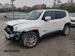 2019 Jeep Renegade Latitude with VIN ZACNJABB4KPK87182, listed as a Copart auction lot 80966954 with 76,079 mi miles and Salvage title. Bid and sale history available at DreamBid. Image 1.