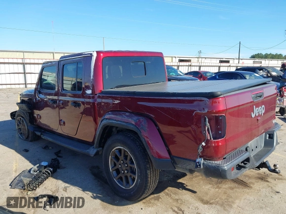 2021 Jeep Gladiator Overland z VIN 1C6HJTFGXML595781, wystawiony jako IAAI lot #41667696 z przebiegiem 31 438 mil mil oraz . Historia ofert i sprzedaży dostępna na DreamBid. Obrazek 3.