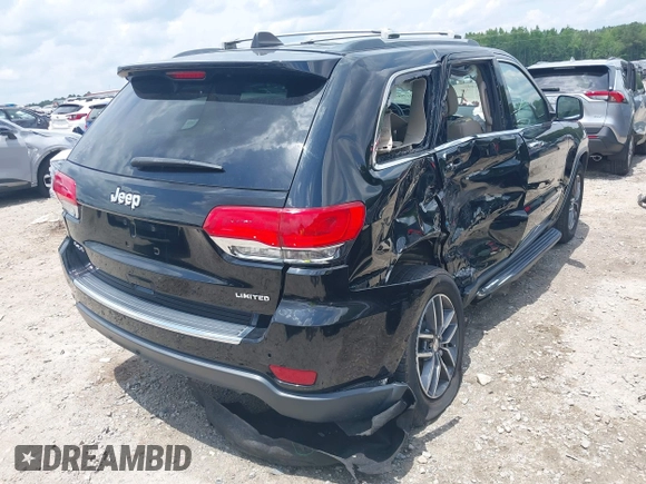 2017 Jeep Grand Cherokee Limited with VIN 1C4RJFBG8HC627895, listed as a IAAI auction lot 42477944 with 115,165 mi miles and . Bid and sale history available at DreamBid. Image 4.