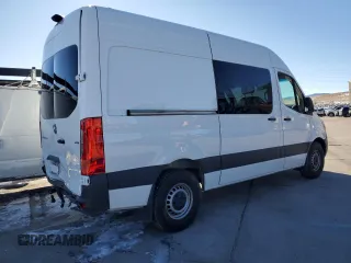 2024 Mercedes-Benz Sprinter Cargo with VIN W1W4NBHY8RP638983, listed as a Copart auction lot 78974264 with 5,376 mi miles and Salvage Title. Bid and sale history available at carsss.com. Image 3.