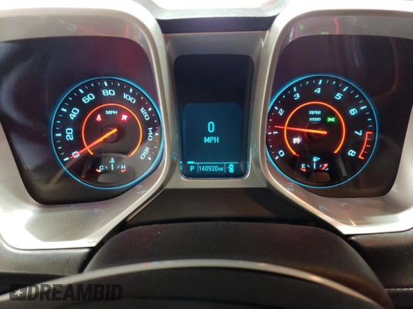 2012 Chevrolet Camaro 2LT with VIN 2G1FC1E37C9202573, listed as a Copart auction lot 59507025 with 140,920 mi miles and Salvage title. Bid and sale history available at DreamBid. Image 9.