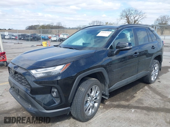 2024 Toyota RAV4 XLE Premium with VIN 2T3A1RFV8RC458744, listed as a IAAI auction lot 42031214 with 6,333 mi miles and . Bid and sale history available at DreamBid. Image 17.