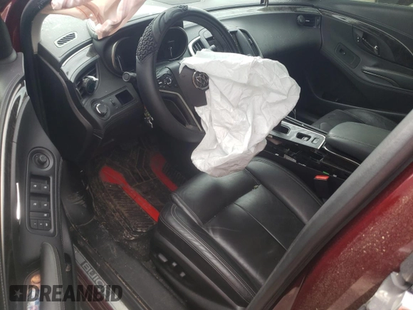 2016 Buick LaCrosse Leather with VIN 1G4GB5G35GF119168, listed as a Copart auction lot 61583625 with Not provided miles and Salvage title. Bid and sale history available at DreamBid. Image 8.