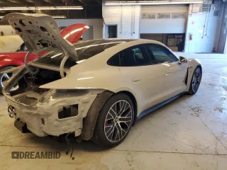 2021 Porsche Taycan 4S z VIN WP0AB2Y1XMSA45936, wystawiony jako Copart lot #76283414 z przebiegiem Nie podano mil oraz Szkoda całkowita • Salvage title. Historia ofert i sprzedaży dostępna na DreamBid. Obrazek 3.