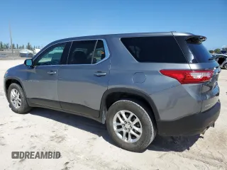2020 Chevrolet Traverse LS z VIN 1GNERFKW2LJ186730, wystawiony jako Copart lot #49952995 z przebiegiem 35 199 mil mil oraz Szkoda całkowita • Salvage title. Historia ofert i sprzedaży dostępna na DreamBid. Obrazek 2.