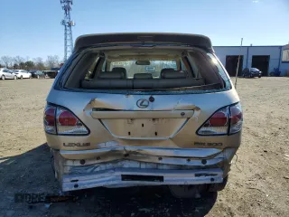 2001 Lexus RX 300 with VIN JTJHF10U210213508, listed as a Copart auction lot 48119155 with 310,023 mi miles and Salvage Title. Bid and sale history available at carsss.com. Image 6.