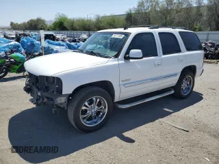 2006 GMC Yukon SLT z VIN 1GKEC13Z86R136883, wystawiony jako Copart lot #54771355 z przebiegiem 184 641 mil mil oraz Szkoda całkowita • Salvage title. Historia ofert i sprzedaży dostępna na DreamBid. Obrazek 1.