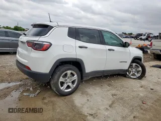 2024 Jeep Compass Sport with VIN 3C4NJDAN2RT114666, listed as a Copart auction lot 60560255 with 28,366 mi miles and Salvage title. Bid and sale history available at DreamBid. Image 3.