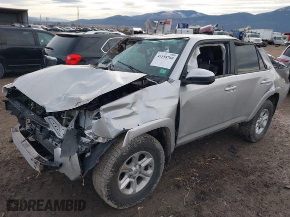 2022 Toyota 4Runner SR5 with VIN JTEMU5JR1N6008575, listed as a IAAI auction lot 41158760 with Not provided miles and . Bid and sale history available at DreamBid. Image 6.