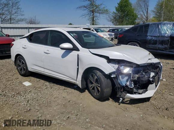 2020 Nissan Sentra SV with VIN 3N1AB8CVXLY235958, listed as a Copart auction lot 54628485 with 12,086 mi miles and Clean Title. Bid and sale history available at DreamBid. Image 4.