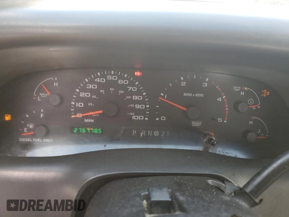2002 Ford F-250 XL with VIN 1FTNX20F22ED31685, listed as a Copart auction lot 83911384 with 276,778 mi miles and Salvage title. Bid and sale history available at DreamBid. Image 9.