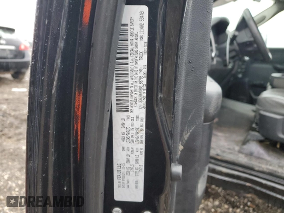 2016 Ram 2500 Tradesman with VIN 3C6LR4AT6GG185705, listed as a Copart auction lot 44883755 with 142,779 mi miles and Salvage title. Bid and sale history available at DreamBid. Image 12.