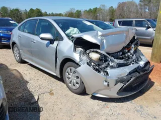 2020 Toyota Corolla L with VIN JTDDPRAE1LJ008277, listed as a IAAI auction lot 41874417 with 24,419 mi miles. Bid and sale history available at carsss.com. Image 1.
