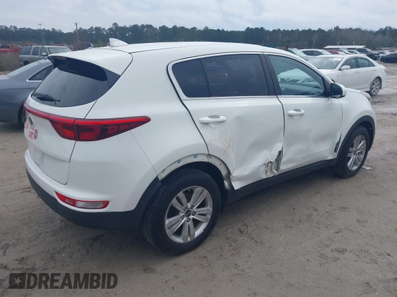 2017 Kia Sportage LX with VIN KNDPM3AC8H7066893, listed as a IAAI auction lot 41567428 with 112,634 mi miles and . Bid and sale history available at carsss.com. Image 4.