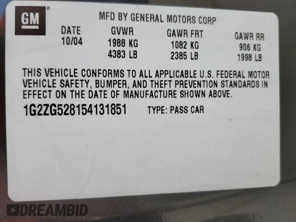 2007 Pontiac G6 with VIN 1G2ZG58B974176140, listed as a Copart auction lot 71029514 with 134,705 mi miles and Clean Title. Bid and sale history available at carsss.com. Image 12.