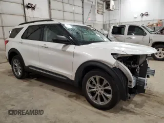 2021 Ford Explorer XLT with VIN 1FMSK8DH1MGC41740, listed as a Copart auction lot 51589425 with 31,461 mi miles and Salvage Title. Bid and sale history available at carsss.com. Image 4.