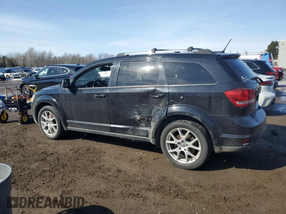 2013 Dodge Journey Crew with VIN 3C4PDCCG8DT701083, listed as a Copart auction lot 48292095 with 129,494 mi miles and Clean title. Bid and sale history available at DreamBid. Image 2.
