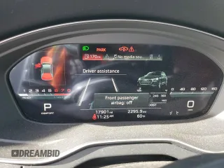 2023 Audi SQ5 Sportback Premium Plus with VIN WA124AFY3P2032515, listed as a Copart auction lot 84814574 with 17,901 mi miles and Salvage Title. Bid and sale history available at DreamBid. Image 9.