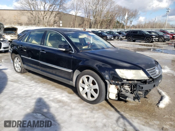 2004 Volkswagen Phaeton V8 z VIN WVWAF63D048011494, wystawiony jako Copart lot #43921145 z przebiegiem 129 758 mil mil oraz Czysty tytuł • Clean title. Historia ofert i sprzedaży dostępna na DreamBid. Obrazek 4.