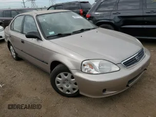 2000 Honda Civic LX with VIN 1HGEJ6677YL043935, listed as a Copart auction lot 56601325 with 163,195 mi miles and Clean Title. Bid and sale history available at DreamBid. Image 4.