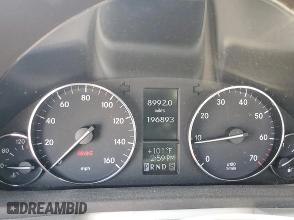 2007 Mercedes-Benz C 230 Sport with VIN WDBRF52H97A923151, listed as a Copart auction lot 63037255 with 196,893 mi miles and Salvage title. Bid and sale history available at DreamBid. Image 9.