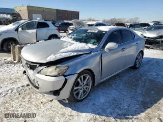 2006 Lexus IS 350 Auto with VIN JTHBE262865000918, listed as a Copart auction lot 46040295 with 256,469 mi miles and Salvage Title. Bid and sale history available at carsss.com. Image 1.