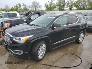 2018 GMC Acadia Denali with VIN 1GKKNXLS2JZ116902, listed as a Copart auction lot 52398184 with 56,350 mi miles and Clean Title. Bid and sale history available at carsss.com. Image 1.