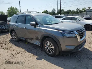 2023 Nissan Pathfinder SL with VIN 5N1DR3CC9PC212656, listed as a Copart auction lot 62314425 with 36,306 mi miles and Salvage title. Bid and sale history available at DreamBid. Image 4.