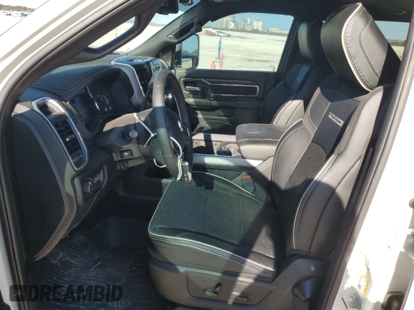 2024 Ram 2500 Laramie with VIN 3C6UR5NL0RG293017, listed as a Copart auction lot 85960304 with 7,347 mi miles and Salvage title. Bid and sale history available at DreamBid. Image 7.